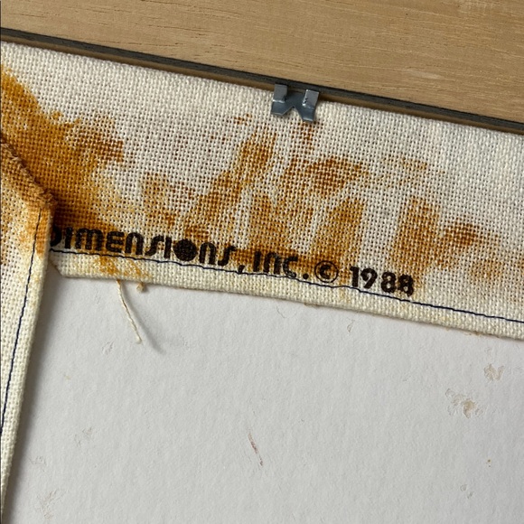 Vintage Floral Heart Embroidery Wall Art - Picture 4 of 4